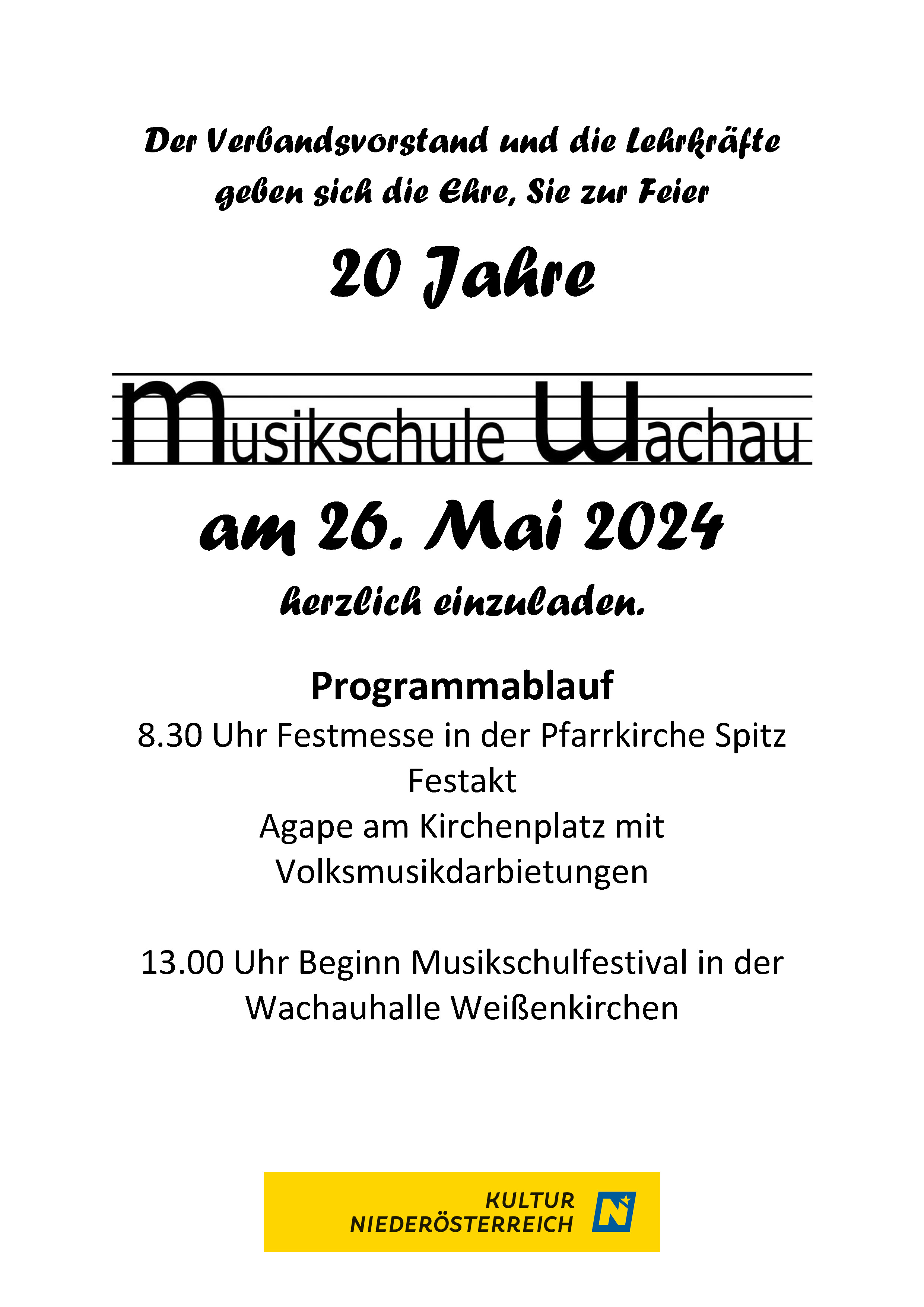 Einladung 1. Seite